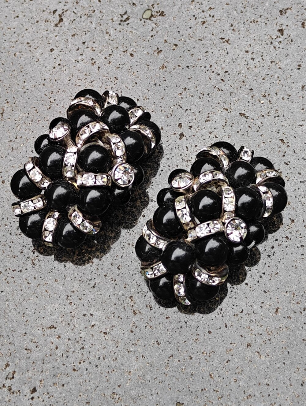 Vintage French designer Francoise/ Francoise Montague/ FM Paris earrings